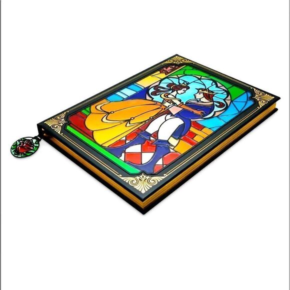Beauty and the Beast Stained Glass Window Journal holographic & graphic … - Picture 8 of 8